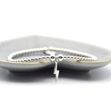 Load image into Gallery viewer, Lightning Bolt charm Beaded Bracelet