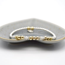 Load image into Gallery viewer, Sterling Silver and Gold Filled Simplicity Bead Bracelet