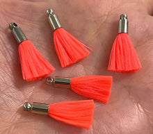 Load image into Gallery viewer, Neon Mini Tassel Bead Bracelet