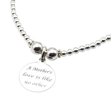 Load image into Gallery viewer, “A Mother’s Love” Mum Charm Beaded Bracelet