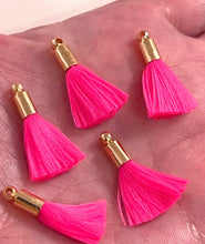 Load image into Gallery viewer, Neon Mini Tassel Bead Bracelet