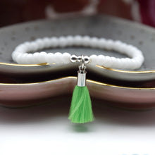 Load image into Gallery viewer, Neon Mini Tassel Bead Bracelet