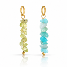 Load image into Gallery viewer, Chip gemstone charms - 2 colours
