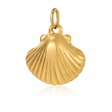 Load image into Gallery viewer, Midi Shell gold charms
