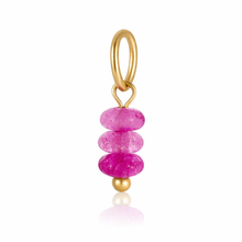 Load image into Gallery viewer, 3 Stone beaded charm - 2 colours
