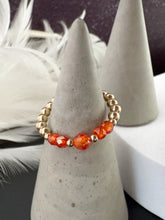 Load image into Gallery viewer, Cubic Zirconia Beaded Stretch Ring
