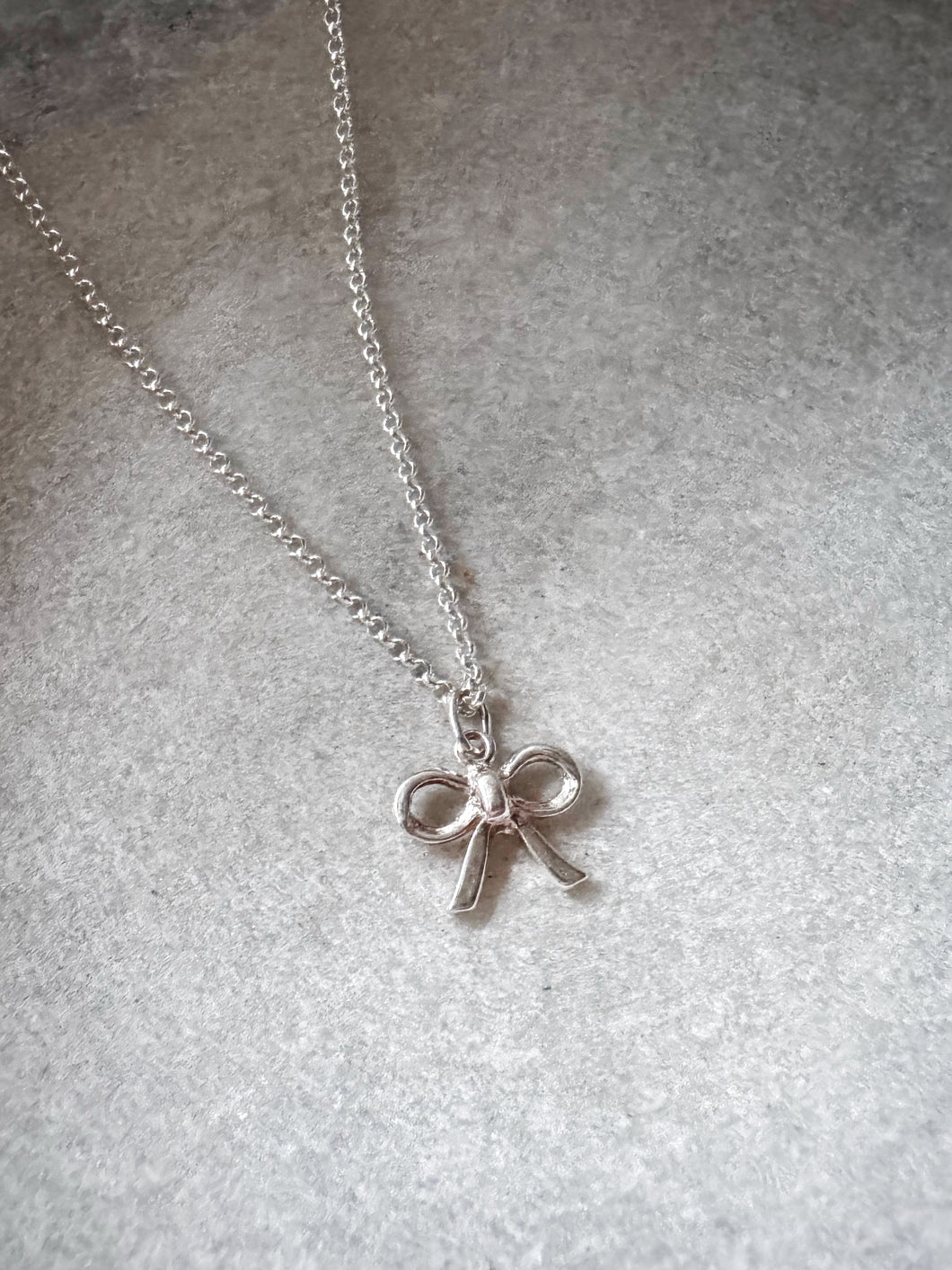Bow Charm 20” Necklace