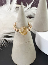 Load image into Gallery viewer, 8mm Gemstone Beaded Stretch Ring - various
