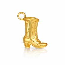 Load image into Gallery viewer, Gold Cowboy Boot charms - 3 designs
