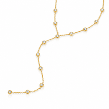 Load image into Gallery viewer, Crystal Drop Lariat necklace
