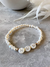 Load image into Gallery viewer, Semi Precious Stone “Mama” “Mum” Bracelets
