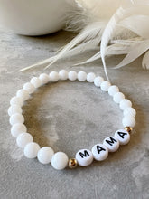 Load image into Gallery viewer, Semi Precious Stone “Mama” “Mum” Bracelets
