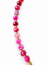 Load image into Gallery viewer, Pink Agate and Freshwater Pearl OOAK necklace
