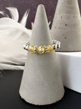 Load image into Gallery viewer, Cubic Zirconia Beaded Stretch Ring
