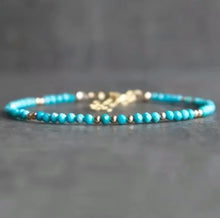 Load image into Gallery viewer, Gemstone stainless steel bracelets - various
