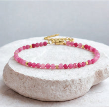 Load image into Gallery viewer, Gemstone stainless steel bracelets - various
