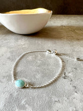 Load image into Gallery viewer, Gemstone Adjustable Slider Chain Bracelet
