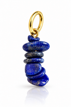 Load image into Gallery viewer, 5 stone beaded chip gemstone charms - 2 colours
