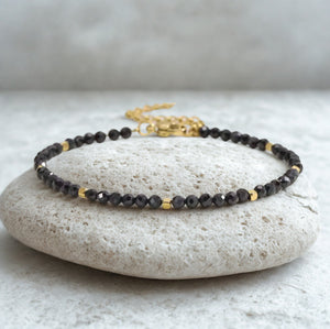Gemstone stainless steel bracelets - various