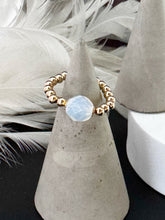 Load image into Gallery viewer, Glass Beaded Stretch Ring - various
