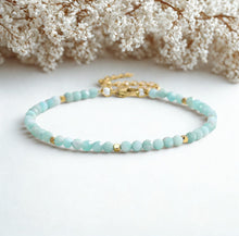 Load image into Gallery viewer, Gemstone stainless steel bracelets - various
