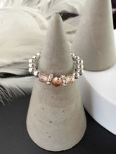 Load image into Gallery viewer, Cubic Zirconia Beaded Stretch Ring
