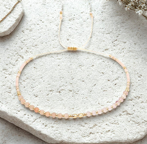 Gemstone and Miyuki friendship bracelets - various