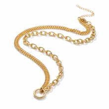 Load image into Gallery viewer, The Double Row Chunky Chain necklace
