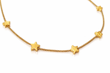 Load image into Gallery viewer, Multi Star gold necklace
