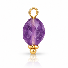 Load image into Gallery viewer, Faceted Gemstone bead charms
