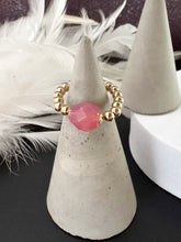 Load image into Gallery viewer, Glass Beaded Stretch Ring - various

