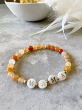 Load image into Gallery viewer, Semi Precious Stone “Mama” “Mum” Bracelets
