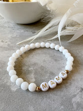 Load image into Gallery viewer, Semi Precious Stone “Mama” “Mum” Bracelets
