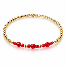 Load image into Gallery viewer, Sterling Silver and Gold Fill Beaded Bracelets created with Swarovski crystals
