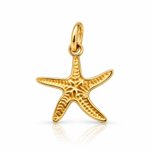 Load image into Gallery viewer, Midi Gold Starfish pendant charms - 3 styles
