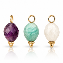 Load image into Gallery viewer, Faceted Gemstone bead charms
