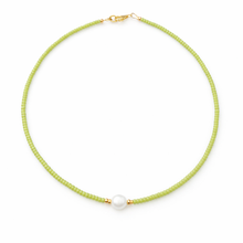 Load image into Gallery viewer, Colourful Freshwater Pearl Beaded 16” Choker Necklace
