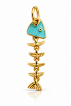 Load image into Gallery viewer, Articulated fish charm
