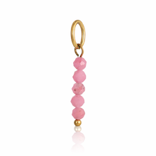 Load image into Gallery viewer, 5 bead round gemstone charms - 3 colours
