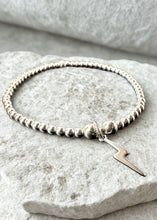 Load image into Gallery viewer, Lightning Bolt charm Beaded Bracelet
