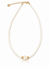 Load image into Gallery viewer, Freshwater Pearl | Miyuki Seed Bead Necklace
