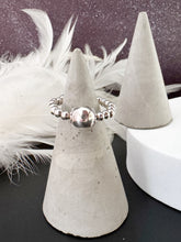 Load image into Gallery viewer, 8mm Gemstone Beaded Stretch Ring - various
