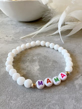 Load image into Gallery viewer, Semi Precious Stone “Mama” “Mum” Bracelets
