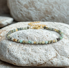 Load image into Gallery viewer, Gemstone stainless steel bracelets - various
