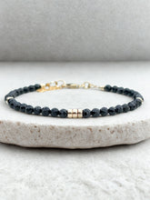 Load image into Gallery viewer, Gemstone and 14k Gold Filled Dainty Bracelet
