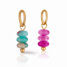 Load image into Gallery viewer, 3 Stone beaded charm - 2 colours
