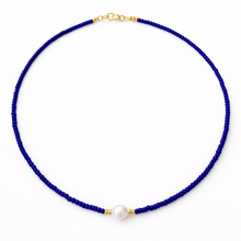 Load image into Gallery viewer, Colourful Freshwater Pearl Beaded 16” Choker Necklace

