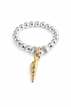 Load image into Gallery viewer, Seashell Charm Ring
