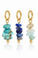 Load image into Gallery viewer, Chip gemstone charms - 3 colours
