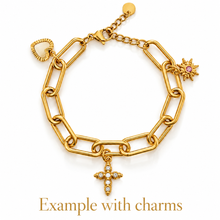 Load image into Gallery viewer, Paperclip Bracelet Base Chain
